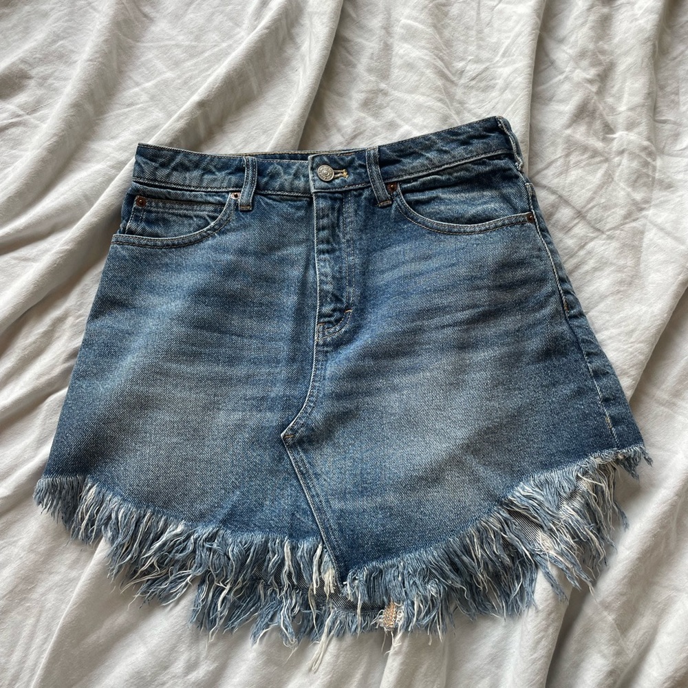 Free People Denim Mini 26/4